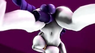 MLP Futa Rarity Striptease Poledance Animation 60FPS