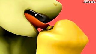 [FUTA MLP] – Apple Bloom and Fluttershy FUCKING AROUND