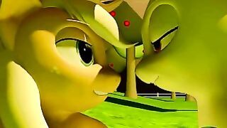 Flutterbat Takes Care of Futa Applejack Big Cock MLP 3D Clop