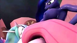 BlackJrXIII – MLP Orgy Parts (1 & 2) [Extended Cut]