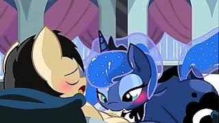 (Mlp Sex Animation) Princess Luna Blowjob Part 2