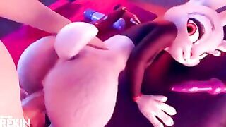 Judy Hopps returns to Zootopia to get her pussy and ass fucked hard