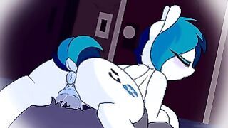 Mature pony fucking young stud