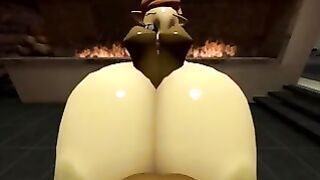 Buttoncest Titfuck
