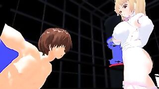MMD fight girl