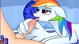 My little Pony: Rainbow is really horny