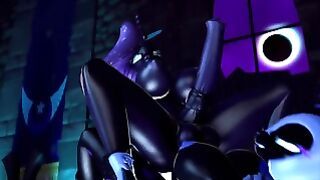 Futa Nightmare Rarity x Futa Nightmare Moon