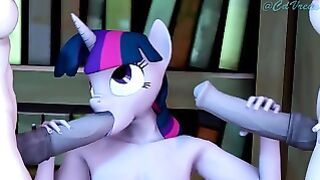 Starlight Glimmer X Twilight Sparkle [Threesome]