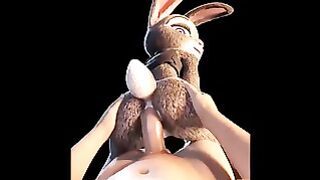 Judy Hopps reverse cowgirl