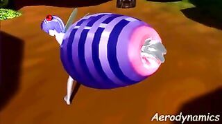 BeeGirl Abdomin/Anal Vore(Vore)