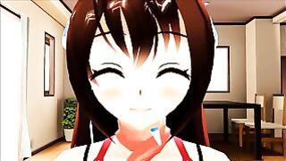 MMD Giantess Vore Pov