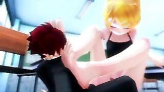 [Az+B] MMD Giantess Growth – Rin’s Very Big Day