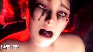 &lpar;3D&rpar; HUGE MONSTER Destroying A Small Horny Babe XXX