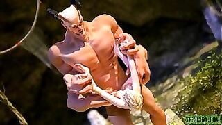 The Titan Monster&period; 3D hentai