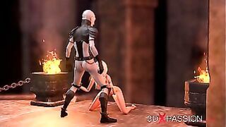 3dxpassion.com. Necromancer fucking teenage girl in place of rituals