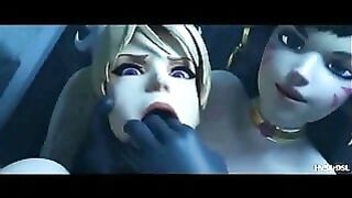 Reaper k. Mercy + Is Rapping Her Under The Eyes Of Dva