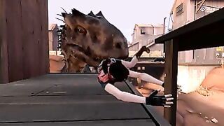 Claire Vs the I. rex Vore Animation (No Sound)