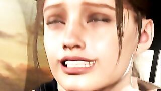 Resident Evil &colon; Clair takes a ride with Trucker Trailer &vert; KamadevaSFM