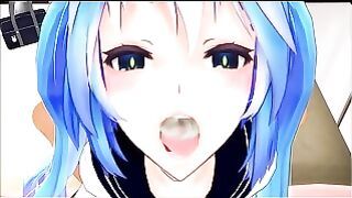 Best Anime hentai blow job  Concentrated version1