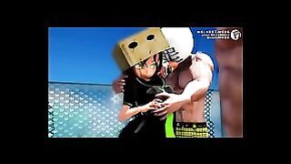 MMD 3D school teens gets sin guys around cum right on the face