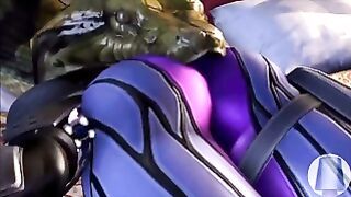 Widowmaker Snake Vore (By Bucket Head)