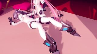 3d hentai mmd - Yuri fun (autumnjelly)