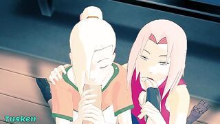 Kunoichi Blowjob Exams 2! Naruto Hentai
