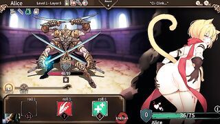 Arena Story Rouge And Princess Knight - This blonde catgirl has the best booty