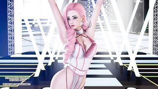 [MMD] Lee Hyo Ri - U Go Girl Seraphine Sexy Kpop Dance League of Legends Uncensored Hentai 4K 60FPS