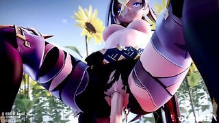 Genshin Impact Dehya reverse cowgirl 3D