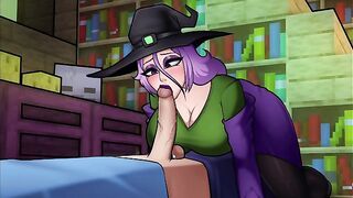 Hornycraft Sloppy Blowjob by Witch