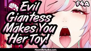 F4A - Evil Giantess Makes You Her Toy!