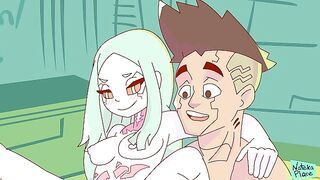 Rebecca from Cyberpunk adult parody animation