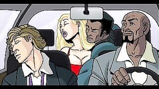 Interracial Cartoon Video