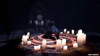 Anime Darkskin Elf Recieves Asshole Penetration + Gives Mouthfuck At Vulcanhentai&period;org