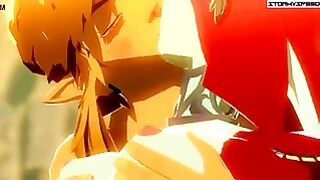 Sableserviette : Link and Mipha [ Legend Of Zelda Breathe Of The Wild ]