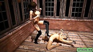 Vampiress Mistress&period; 3D Femdom