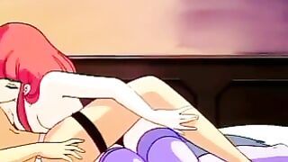 Classic lesbian hentai sex