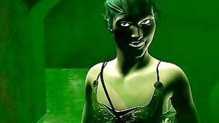 Elvin wizard uses magic to turn an intruder into a gender bender sex slave