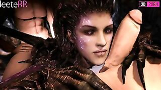 3D PORN StarCraft + Futanari