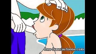 Teenie Kim Possible parody orgy
