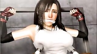 Tifa Lockheart Gets Her Pussy Tortured in a 3D BDSM Action