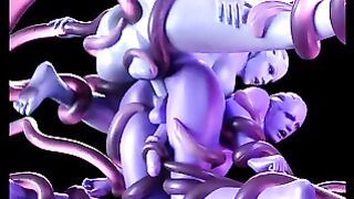 Liara + Aria Getting Fucked By Tentacles