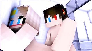 Minecraft Babe Takes Fucked In A Shower
