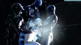 Jill Valentine Surrounded By Zombies