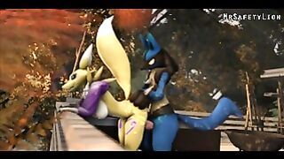 Lucario Fucks Renamon