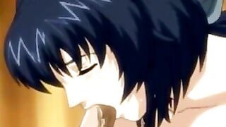 Hentai Brunette Drilled In Ass