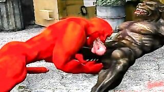 Horny Monster Guys Enjoy Blowjobs and Anal Fucking