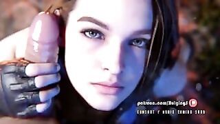 Jill Valentine Handjob