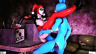 Futa Bonnie Fnaf Fucks Harley Quinn